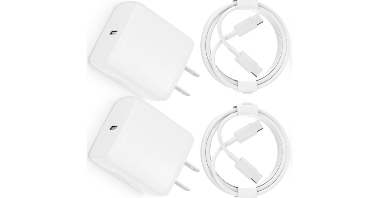 phone charger and cables