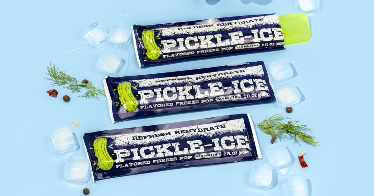 three pickle freeze pops