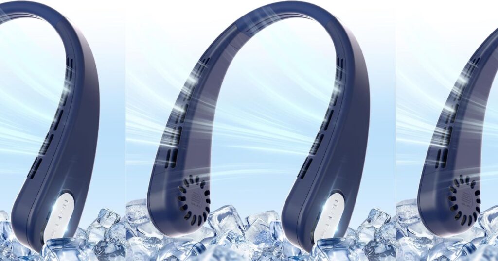 Portable Neck Fan row of neck fans