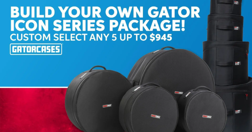 Sweetwater WIN a Gator Icon Series Drum Bag Set Sweepstakes