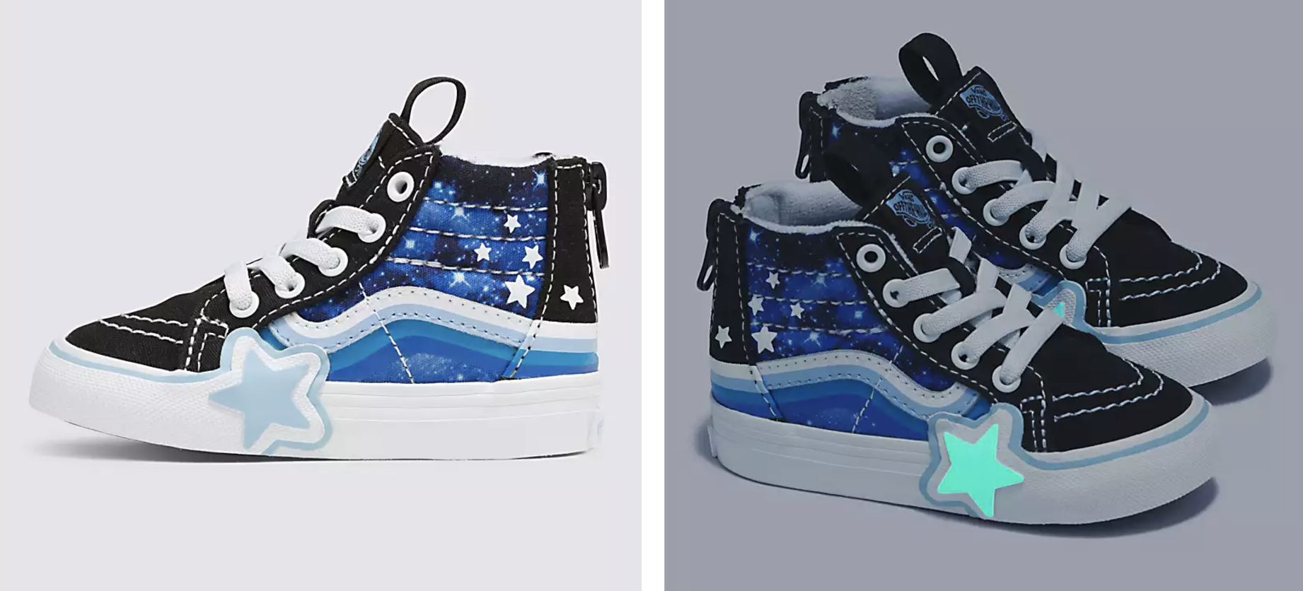 Toddler Sk8 Hi Zip Star Shoe Toddler Sk8-Hi Zip Star Shoe