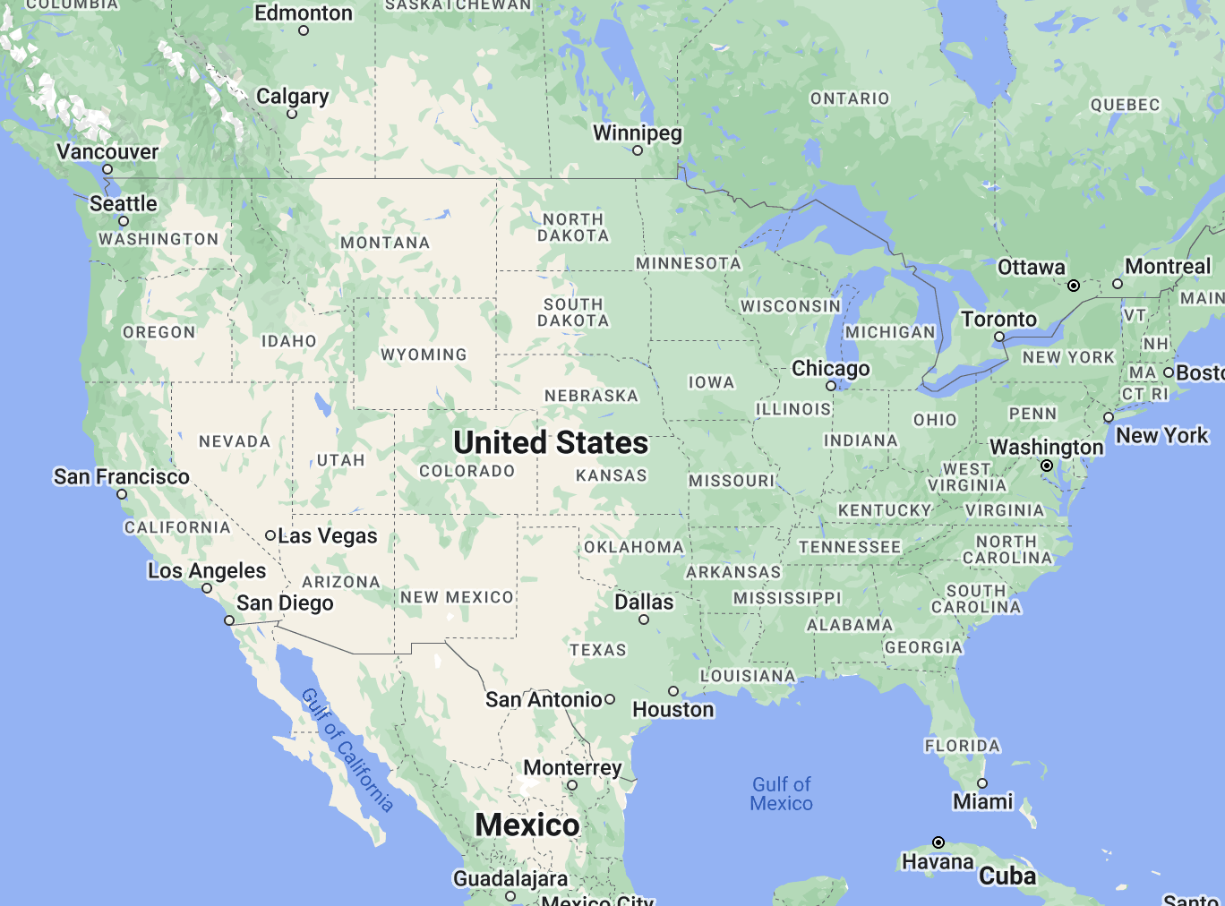 map of the united states to help locate a Wendy's near you