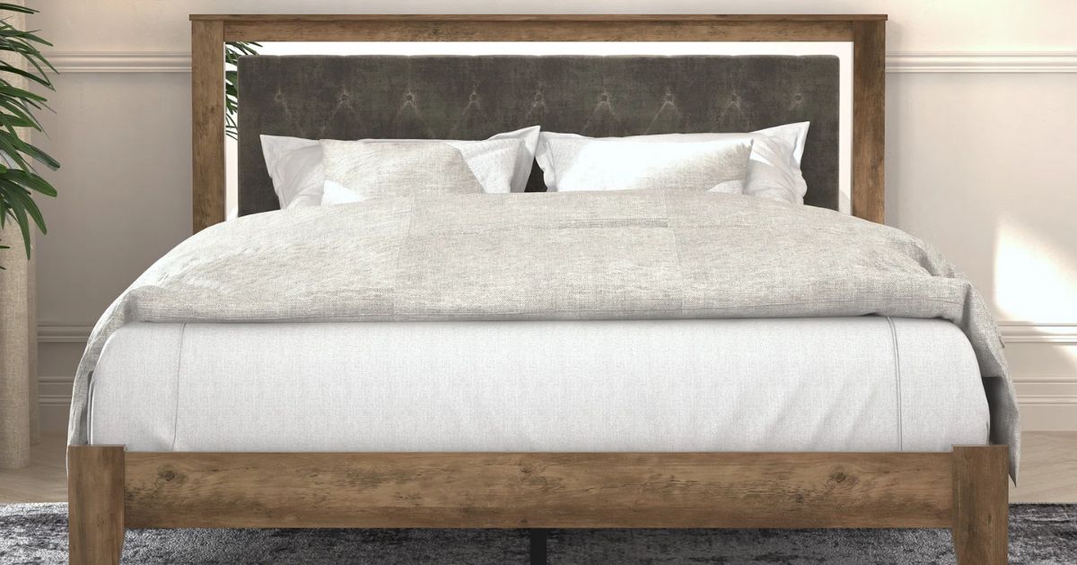 Wayfair Bed bed with blankets on it