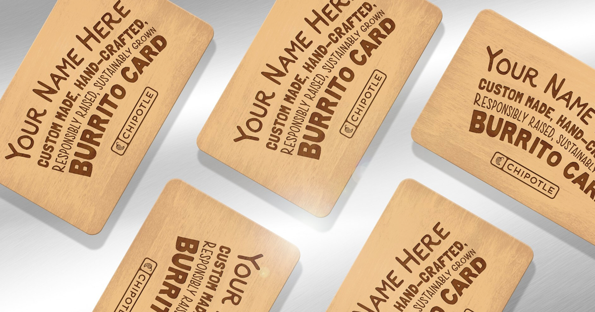 chipotle celebcard