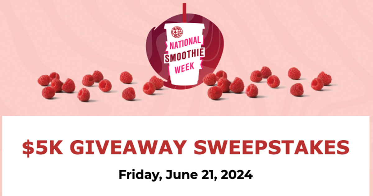 smoothie king 5k giveaway