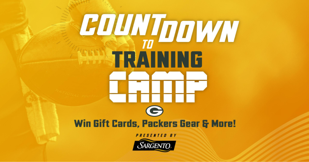 2024 Packers Countdown to Training Camp Sweepstakes