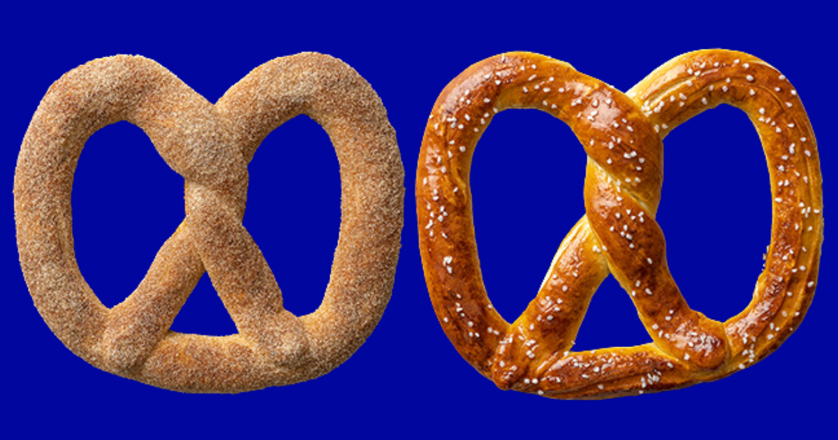 Auntie Anne s Free Cinnamon Sugar or Original Pretzel