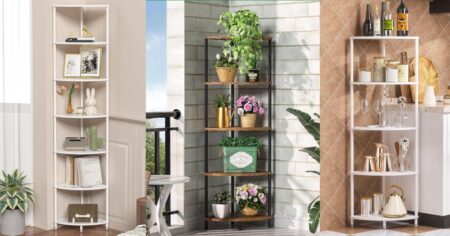 CORNER SHELVES