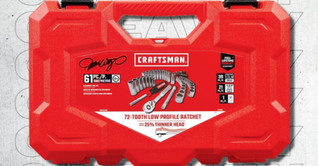 CRAFTSMAN Michael Waltrip Signed Low Profile Mechanic Tool Set