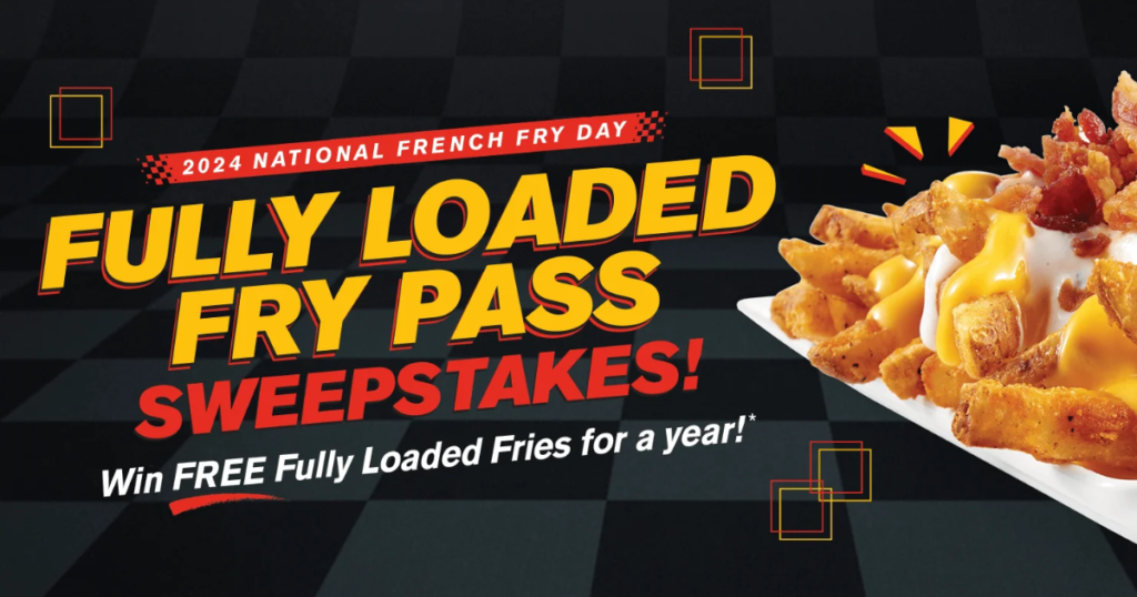 Checkers Rally’s Fully Loaded Fries Sweepstakes