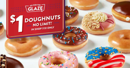 Krispy Kreme $1 Doughnuts