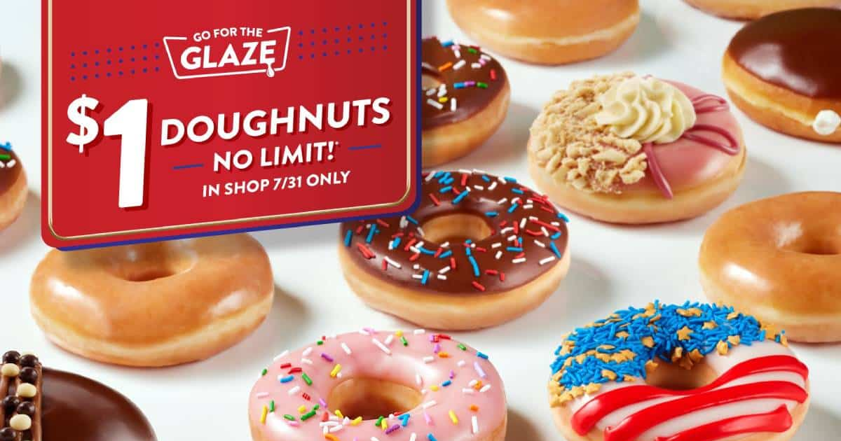 Krispy Kreme $1 Doughnuts Krispy Kreme $1 Doughnuts