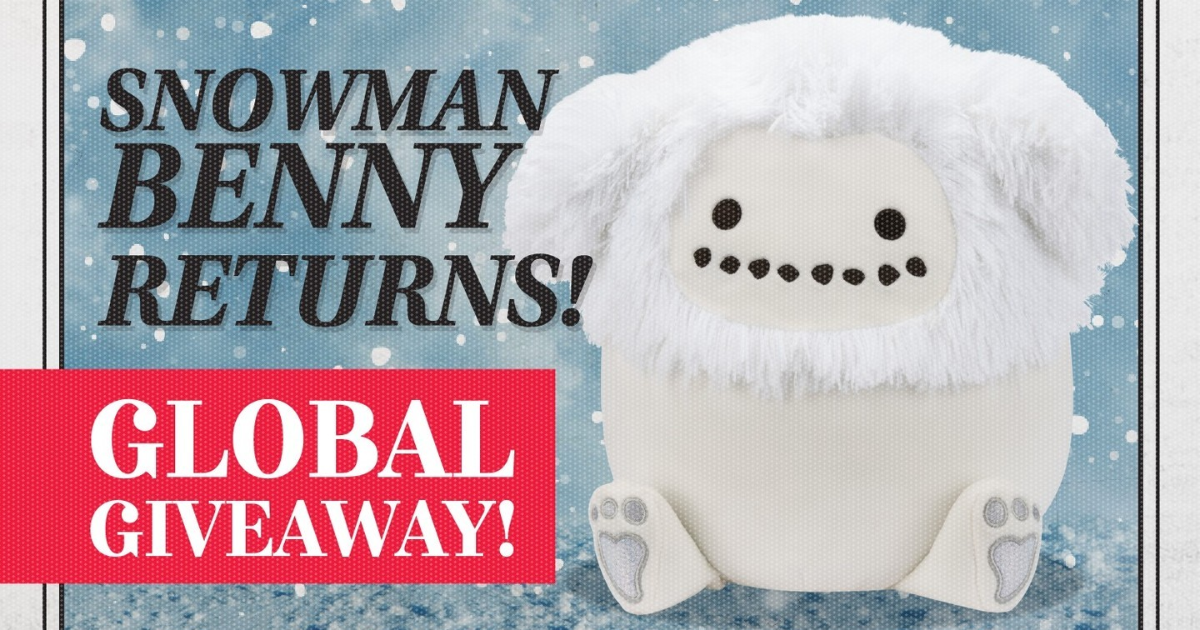 Squishmallows Snowman Benny Giveaway