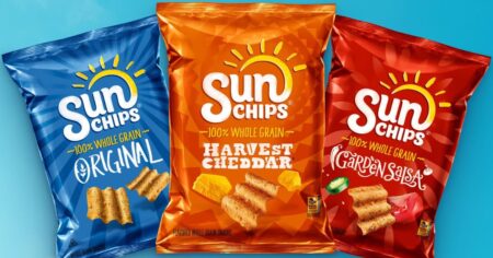 three bags of Sunchips