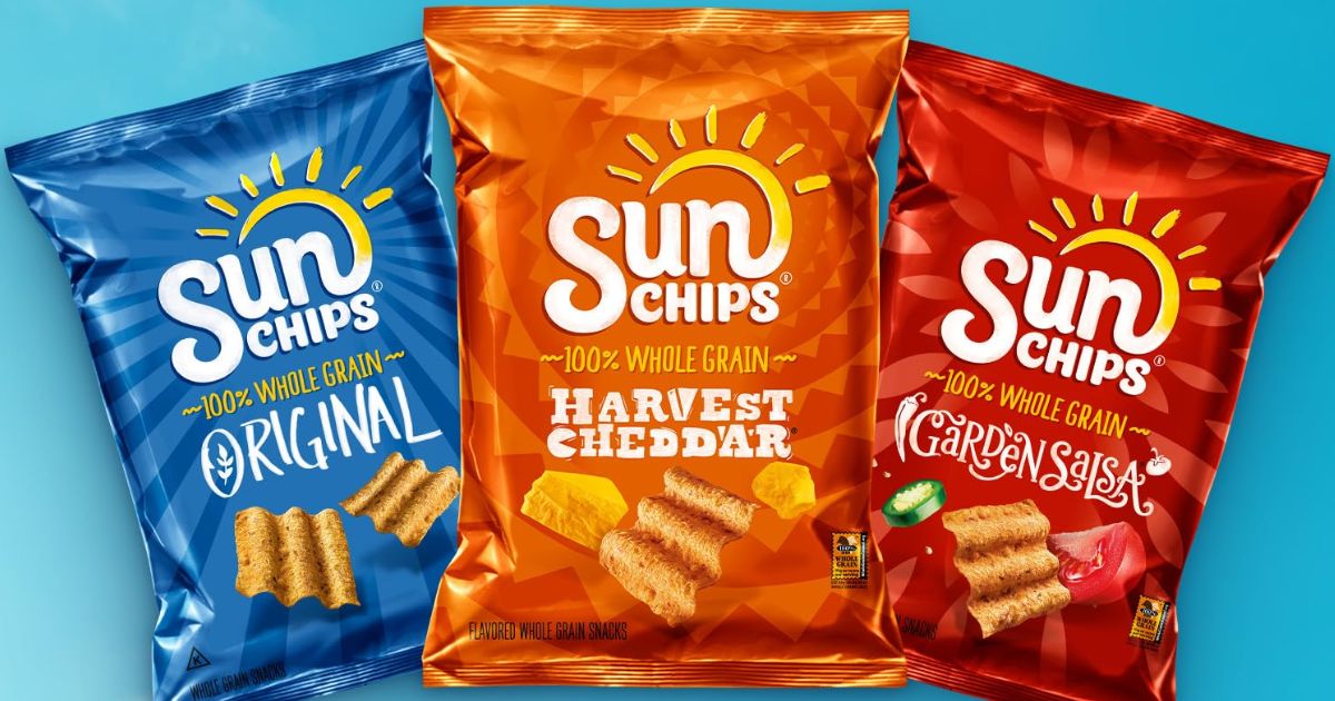 three bags of Sunchips