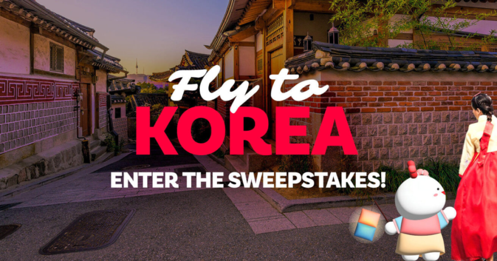 The bb q Chicken Visit Korea Sweepstakes
