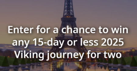 Viking Cruises Q3 2024 “2025 15 Day or Less Journey” Sweepstakes