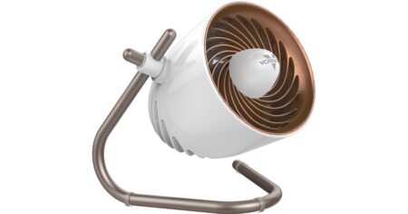 Vornado Personal Fan in white and gold