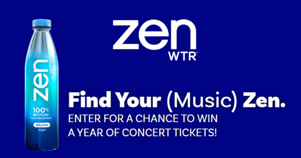 ZenWTR Summer Concerts Sweepstakes
