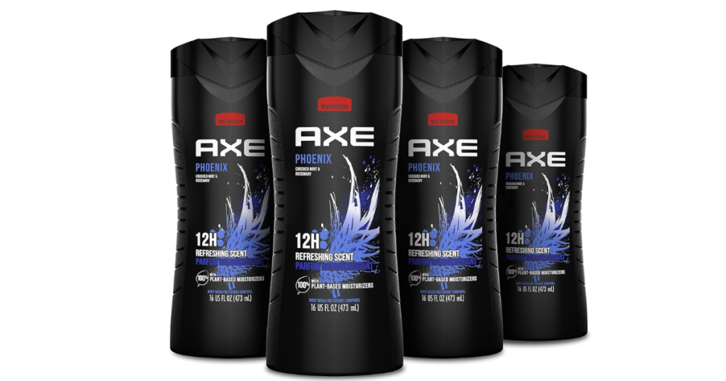 axe body wash 4pack