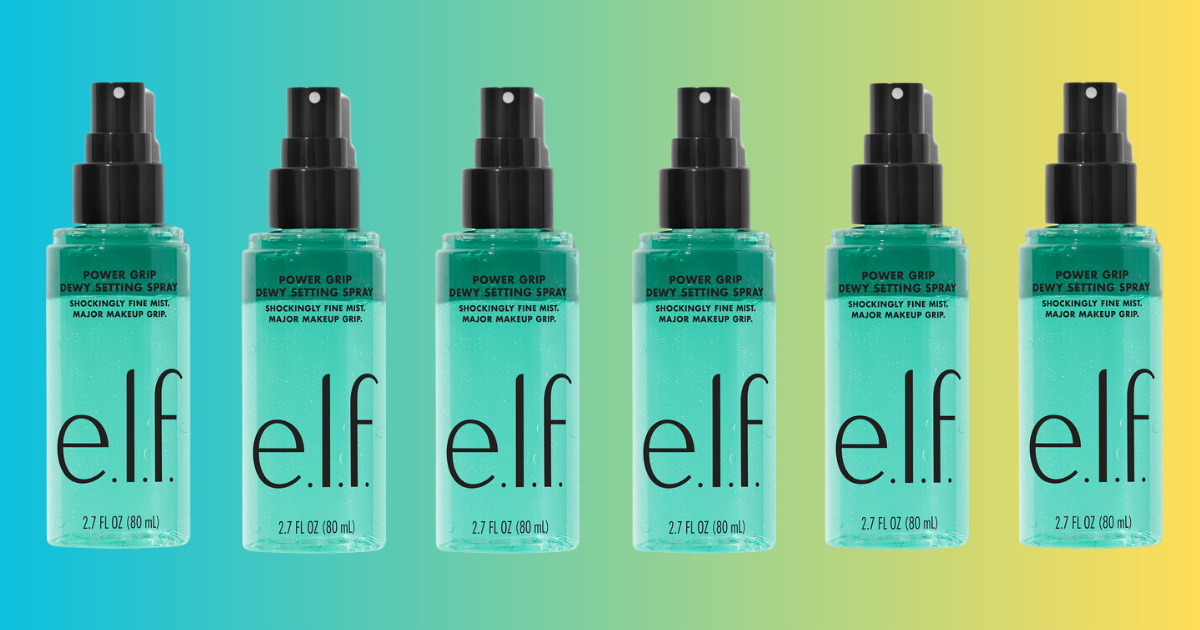 e l f Power Grip Dewy Setting Spray Sample 