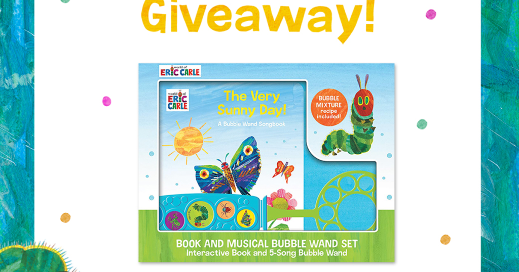 eric carle bubble wand set