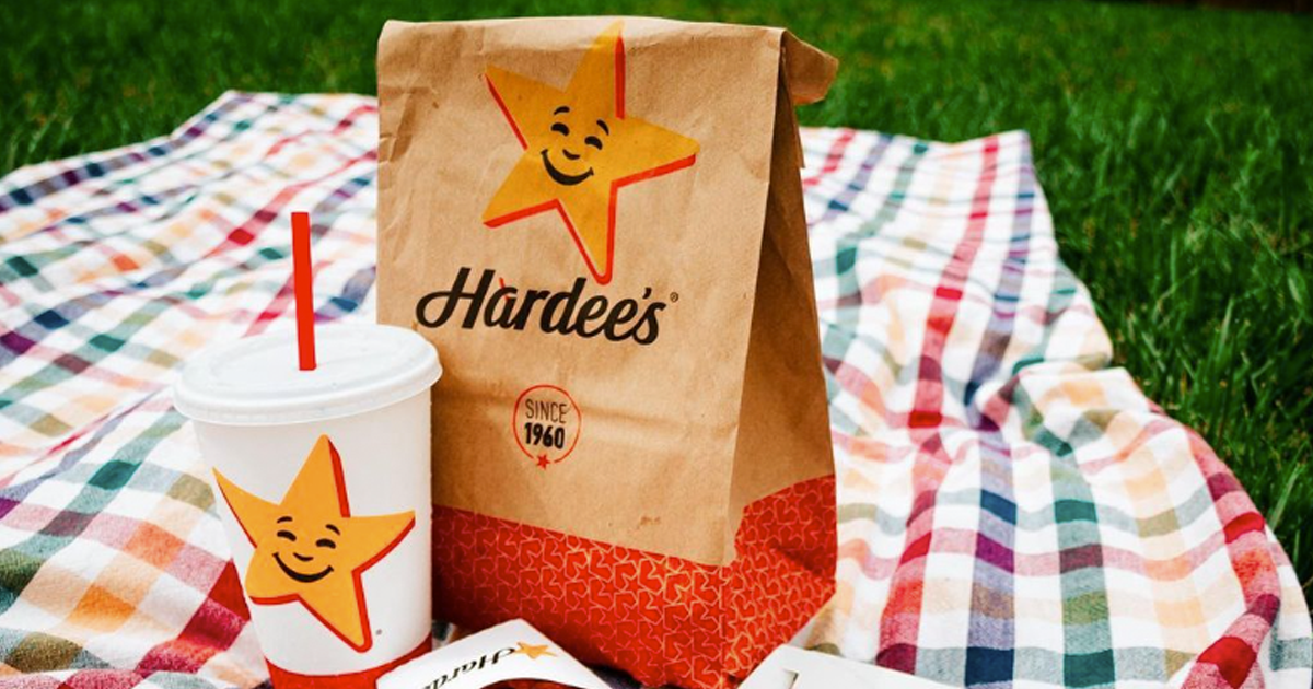 hardees bag hardees bag