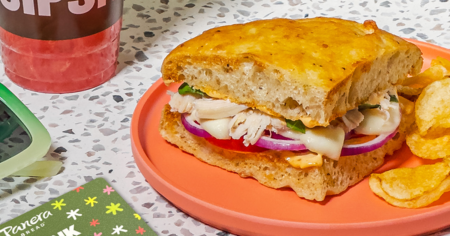 panera half sandwich