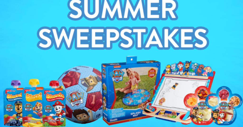 paw patrol summer sweepstakes