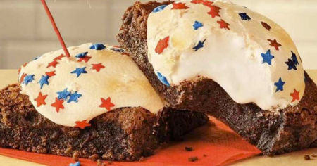 star spangled brownie