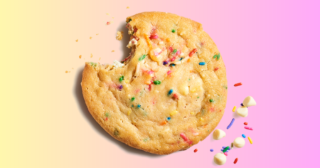 $1 Confetti Deluxe Cookie at Insomnia Cookie