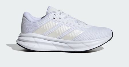 solid white Adidas sneaker