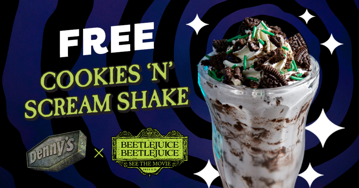Cookies N Scream Shake at Denny s