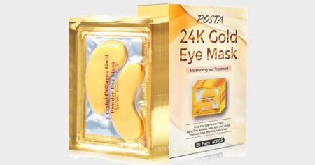 GOLD EYE MASKS