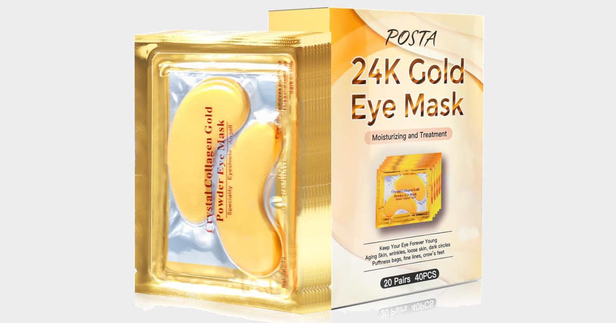 GOLD EYE MASKS