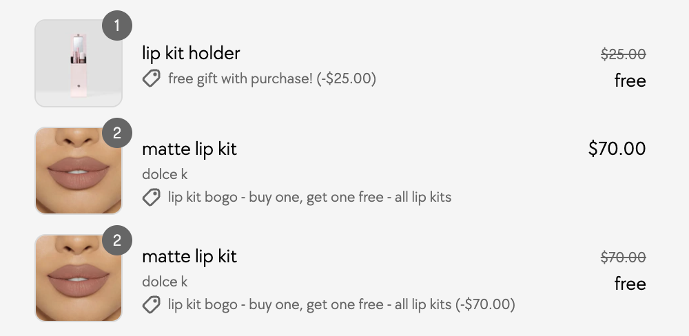 Kylie Lip Kits