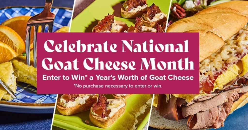 LACLARE GOAT CHEESE FOR DAYS SWEEPSTAKES
