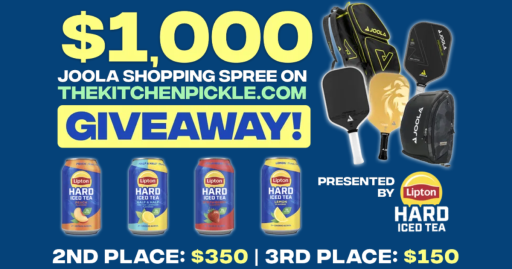 Lipton Hard Iced Tea The Kitchen Pickleball Giveaway