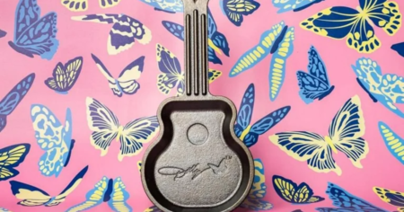 Lodge Cast Iron Dolly Parton Guitar Skillet Giveaway