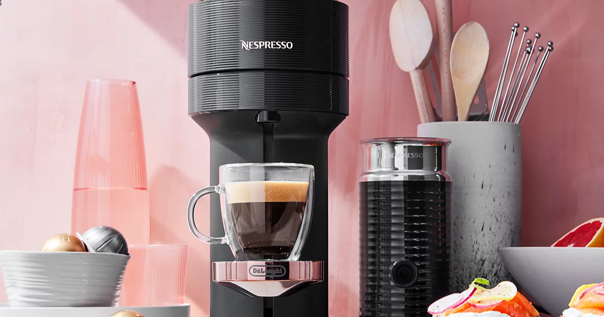 Nespresso Vertuo Next Premium Coffee and Espresso Maker by DeLonghi with Aeroccino Milk Frother