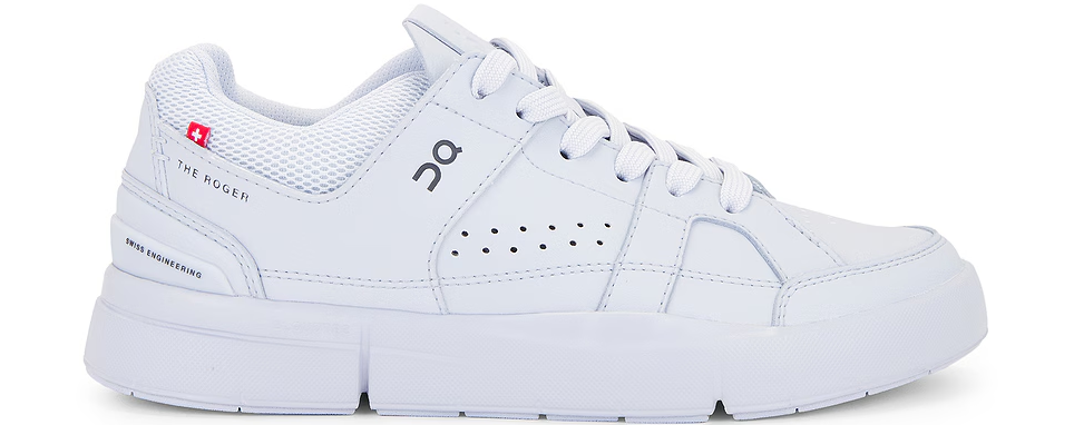 solid white On sneaker