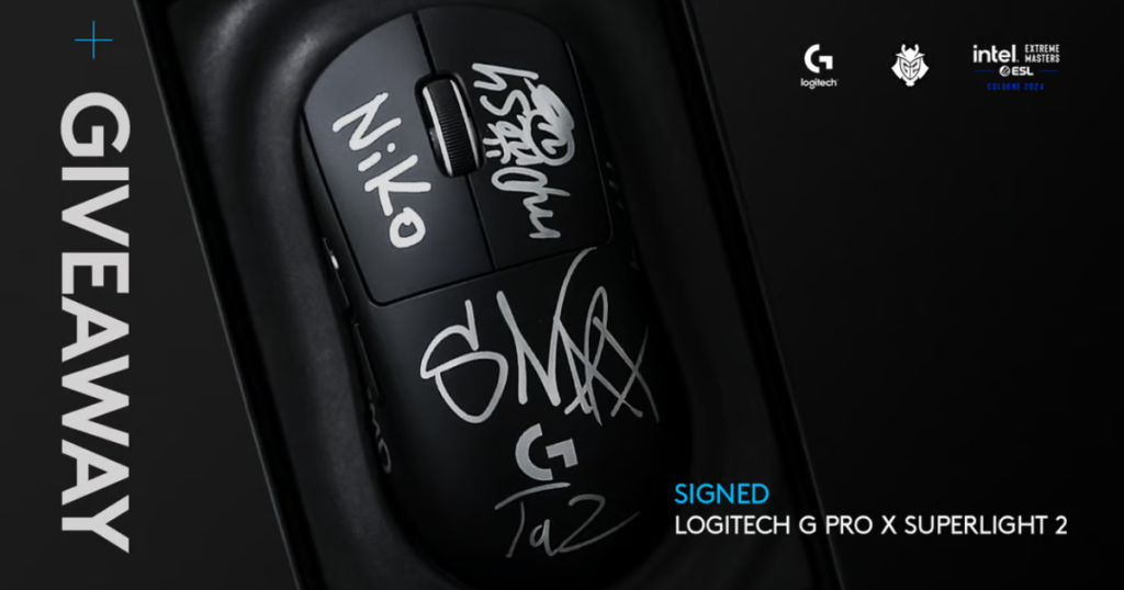 G2 Esports Signed PRO X SUPERLIGHT 2 Giveaway