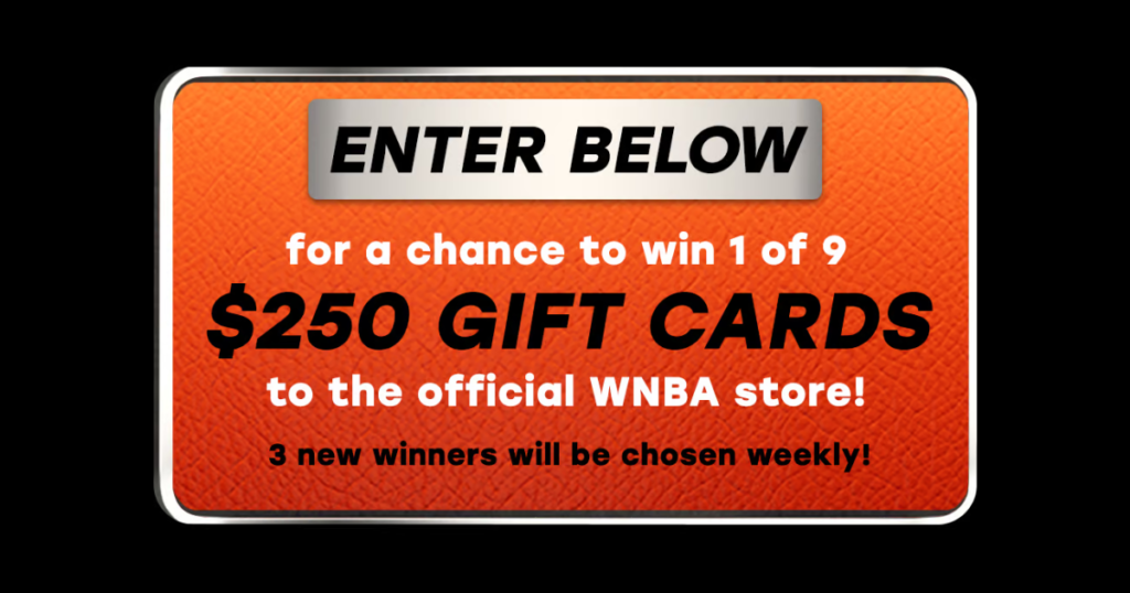 WNBA On Ion Ultimate Fan Gear Weekly Sweepstakes