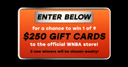 WNBA On Ion Ultimate Fan Gear Weekly Sweepstakes