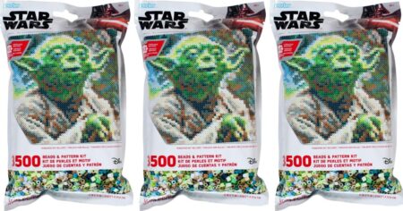 row of Yoda Perler kits