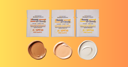 jessica wellness sunscreen samples