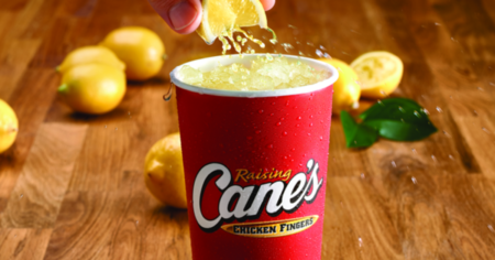 raising canes lemonade