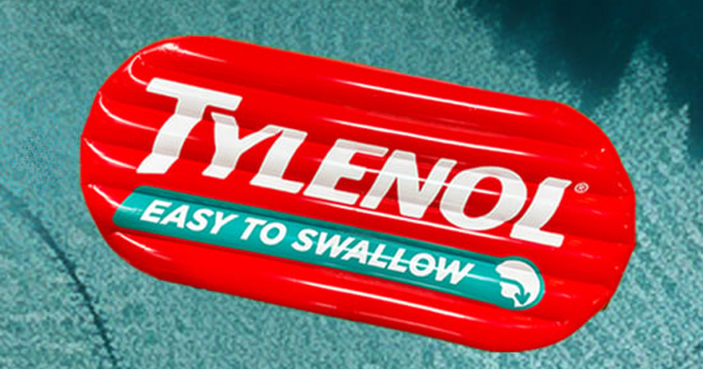 tylenol pool float