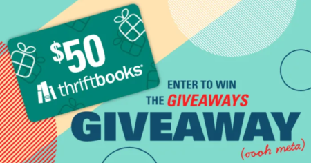 $50 Thrifty Book Gift Card Giveaway