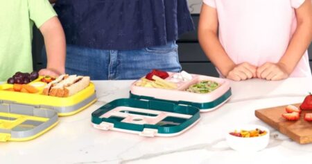 Bentgo lunchboxes on a counter